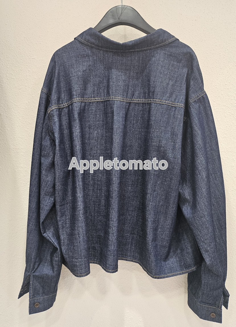 APPLE TOMATO東大門㊣代購女裝新款25秋冬推薦襯衫蕾絲衫口袋APPLE TOMATO襯衫/蕾絲衫