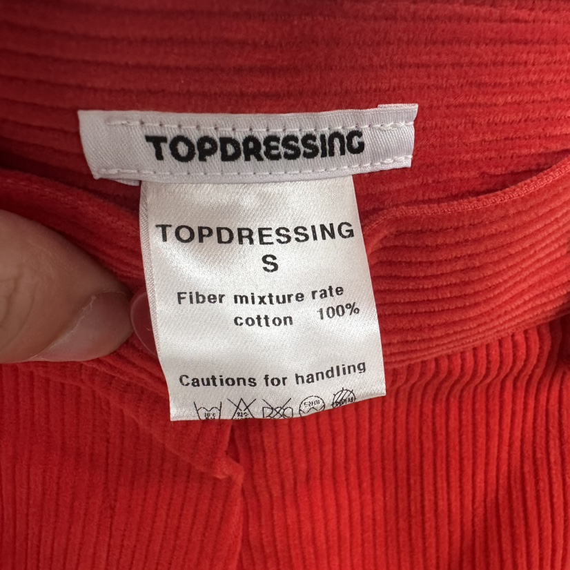 TOPDRESSING東大門㊣代購女士新品休閑推薦25秋冬休閑褲燈芯絨TOPDRESSING休閑褲