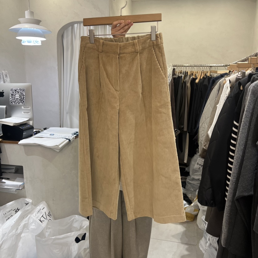 LE VASE東大門㊣直郵女士新品熱賣休閑25秋冬人氣職業休閑褲LE VASE休閑褲圖色1