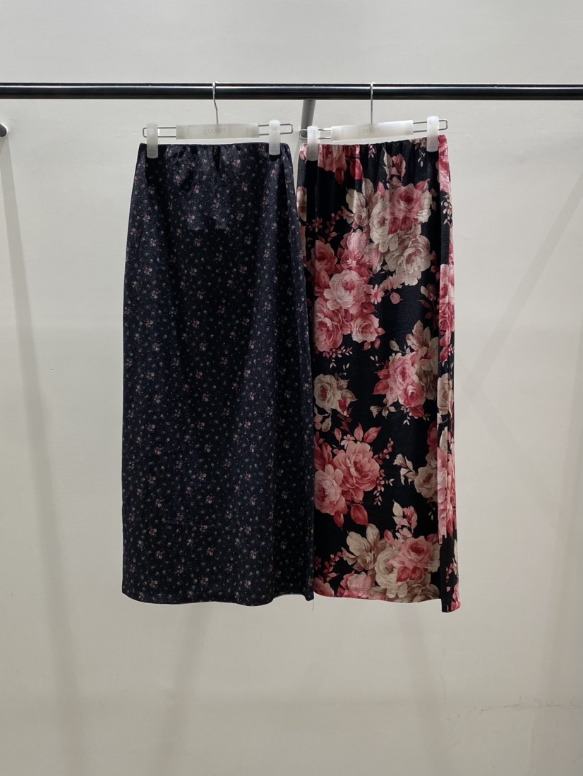 OUPPT東大門㊣實拍女士新品25秋冬熱賣真品休閑時尚長裙絲絨OUPPT長裙