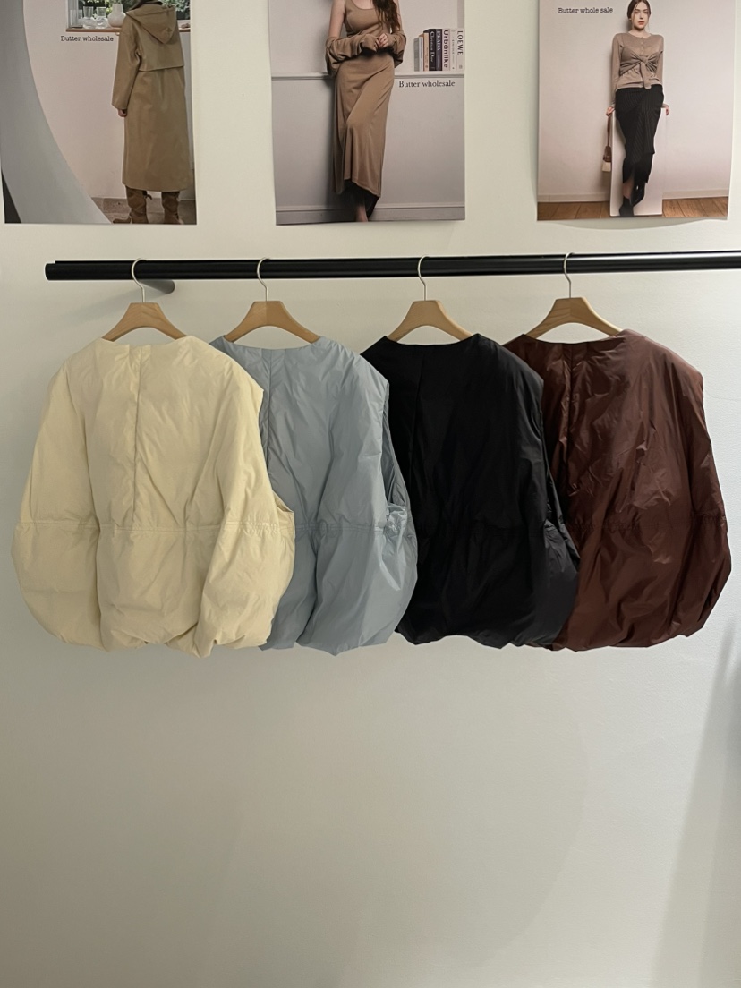 BUTTER-P韓國代購㊣女裝新品職業熱賣真品時尚25秋冬馬甲鴨絨BUTTER-P馬甲