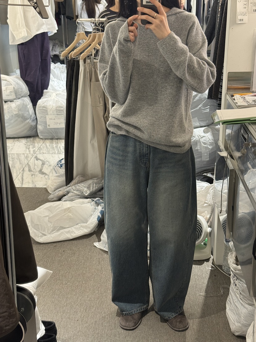 MONE-A韓國代購㊣女裝新款休閑25秋冬人氣真品推薦職業針織衫MONE-A針織衫