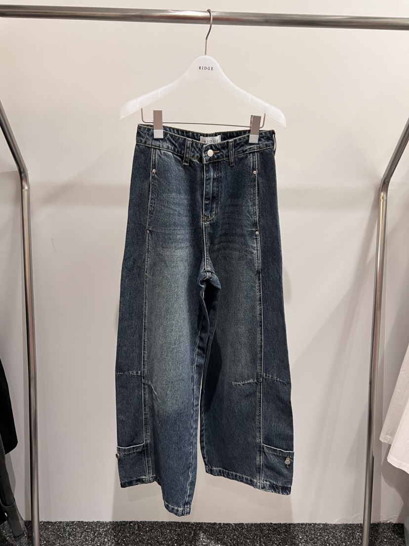 RIDGE-P東大門㊣直郵女士新品熱賣職業人氣真品牛仔褲口袋RIDGE-P牛仔褲圖色1