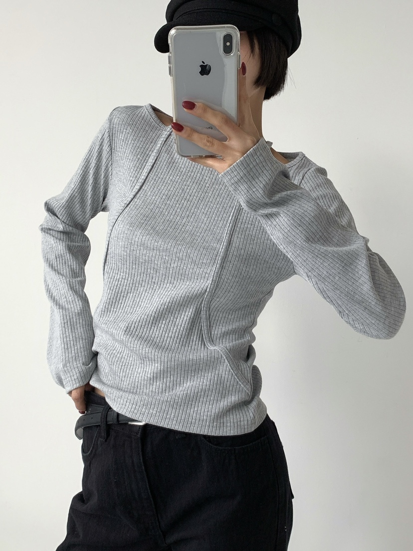 CELEBRITY-A東大門㊣直郵女士新款25秋冬真品推薦熱賣長袖T恤CELEBRITY-A長袖T恤