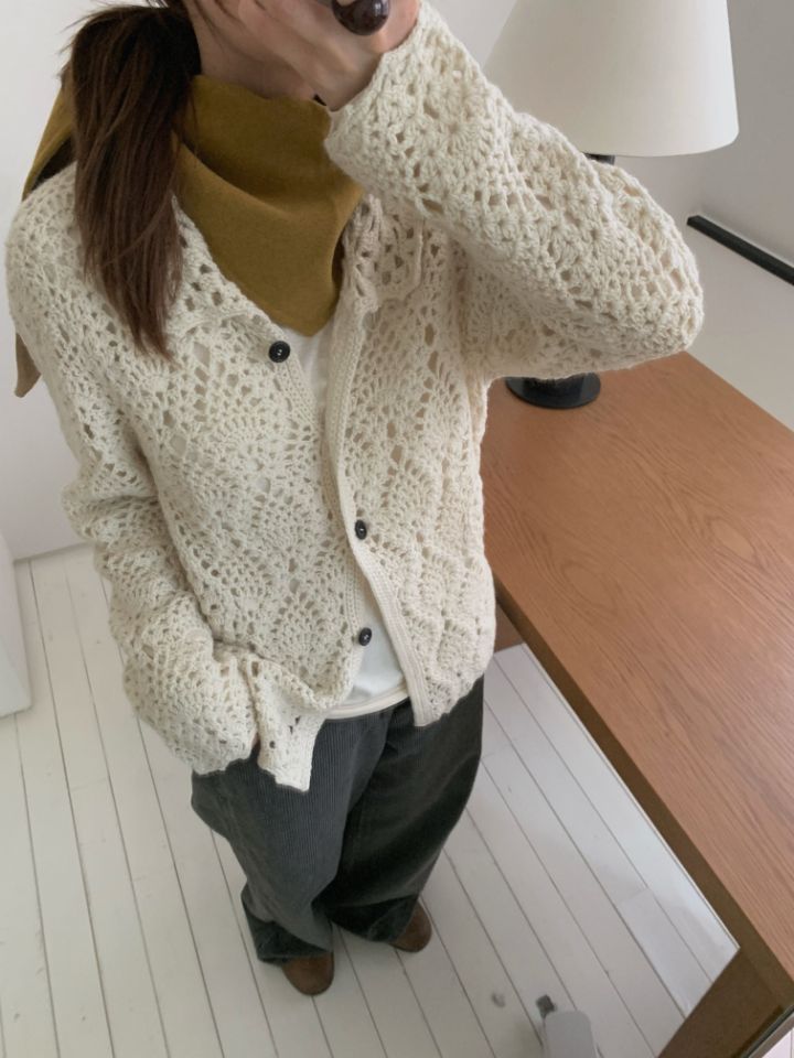 MARE東大門㊣實拍女士新款休閑職業25秋冬時尚推薦針織衫手工MARE針織衫圖色2