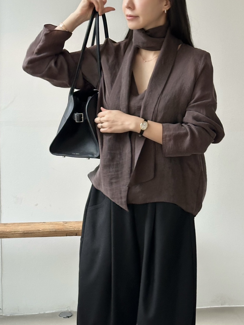 LE VASE東大門㊣代購女裝新品推薦真品熱賣時尚襯衫蕾絲衫LE VASE襯衫/蕾絲衫圖色1