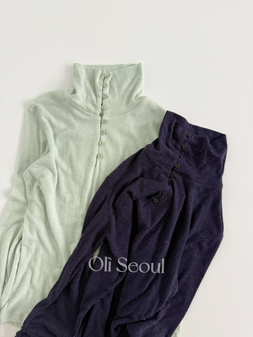 OLI SEOUL東大門㊣直郵女裝新款休閑職業推薦真品時尚長袖T恤OLI SEOUL長袖T恤