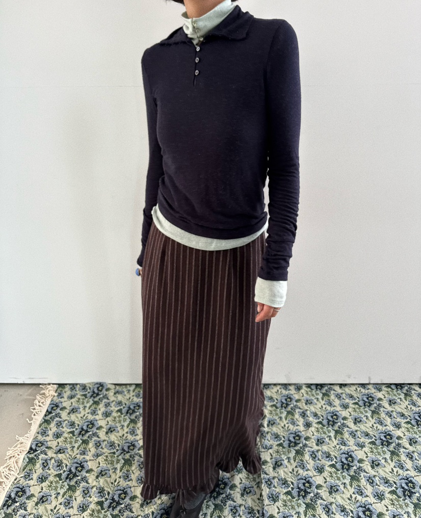OLI SEOUL東大門㊣直郵女裝新款休閑職業推薦真品時尚長袖T恤OLI SEOUL長袖T恤