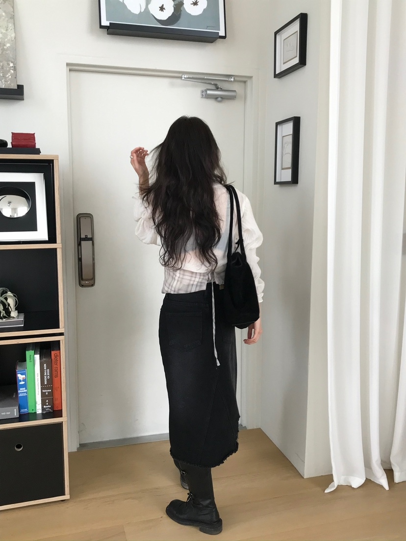 ESCHER東大門㊣直郵女裝新品熱賣真品25秋冬休閑吊帶背心格紋ESCHER吊帶/背心
