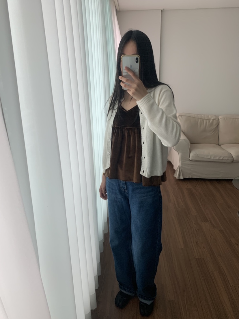 NOUVEAU韓國直郵㊣女士新品推薦熱賣休閑人氣吊帶背心天鵝絨NOUVEAU吊帶/背心