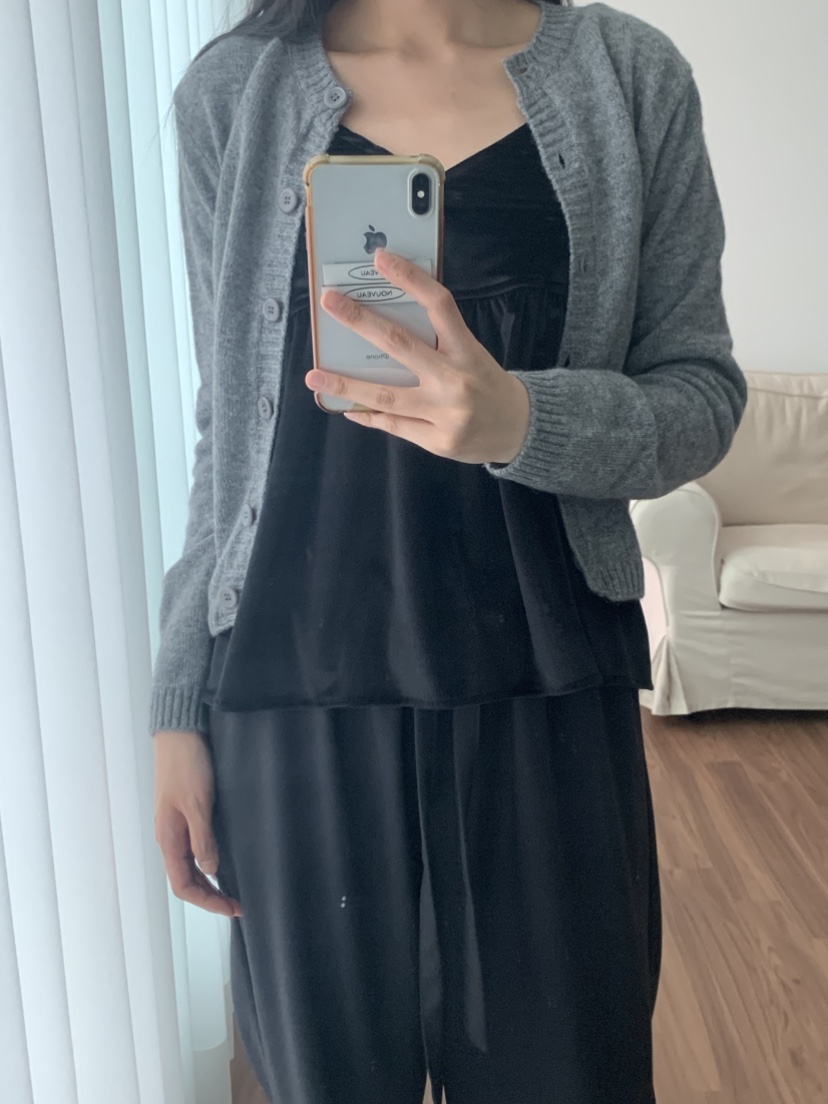NOUVEAU韓國直郵㊣女士新品推薦熱賣休閑人氣吊帶背心天鵝絨NOUVEAU吊帶/背心