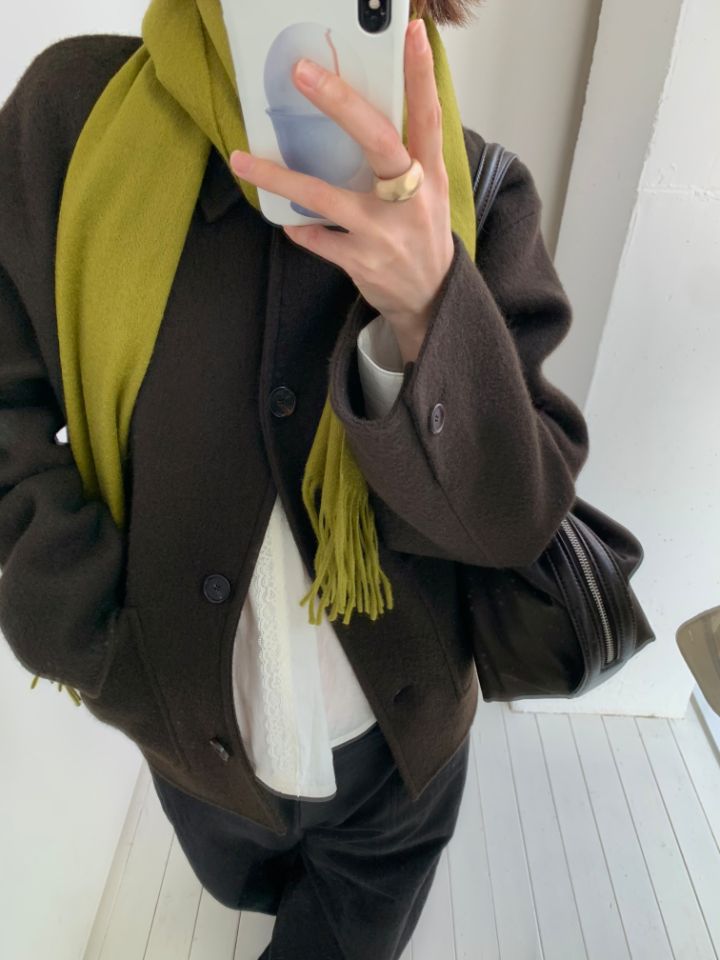 MARE韓國代購㊣女士新品時尚真品職業推薦休閑25秋冬人氣夾克MARE夾克