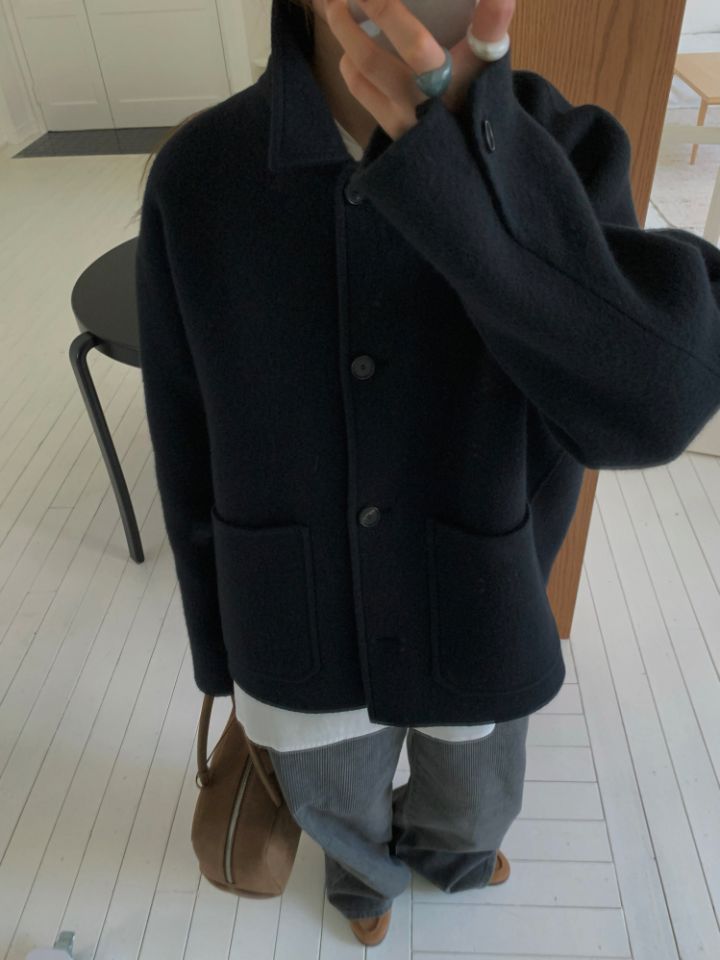 MARE韓國代購㊣女士新品時尚真品職業推薦休閑25秋冬人氣夾克MARE夾克圖色2