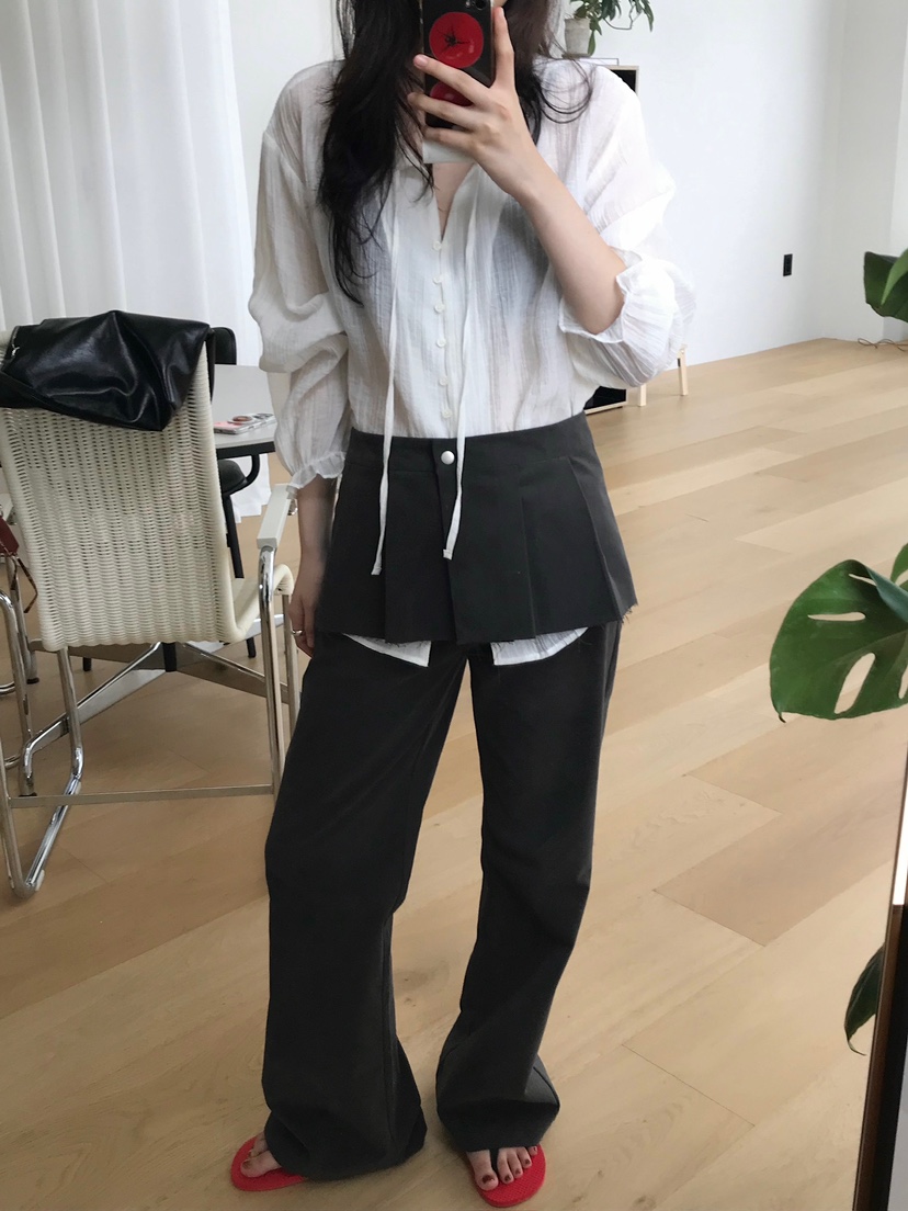 ESCHER東大門㊣代購女裝新款時尚熱賣25秋冬人氣襯衫蕾絲衫ESCHER襯衫/蕾絲衫