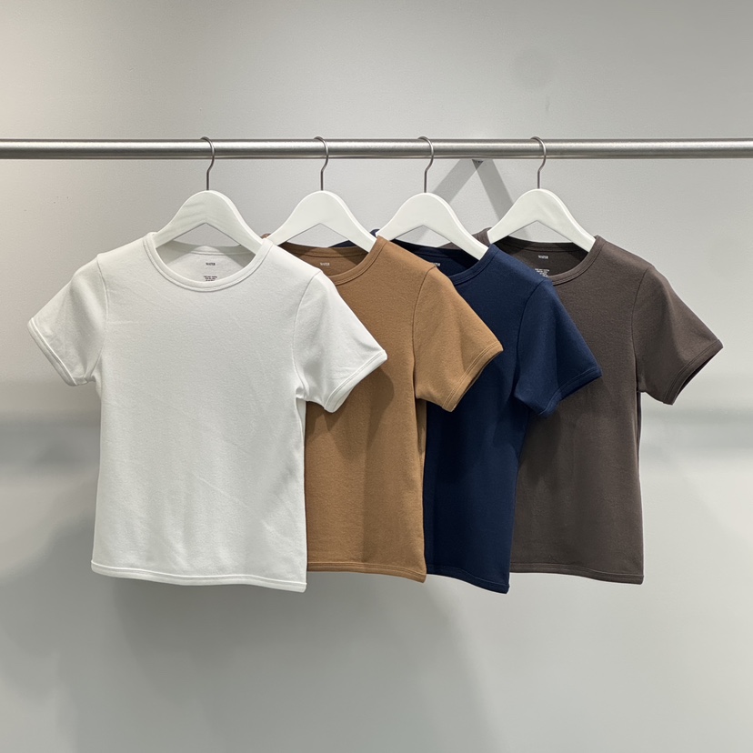WATER/RIVER韓國代購㊣女裝新品25秋冬人氣推薦休閑熱賣T恤WATER/RIVERT恤