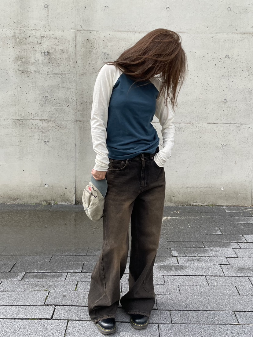 WATER/RIVER東大門㊣實拍女裝新款真品25秋冬休閑熱賣長袖T恤WATER/RIVER長袖T恤