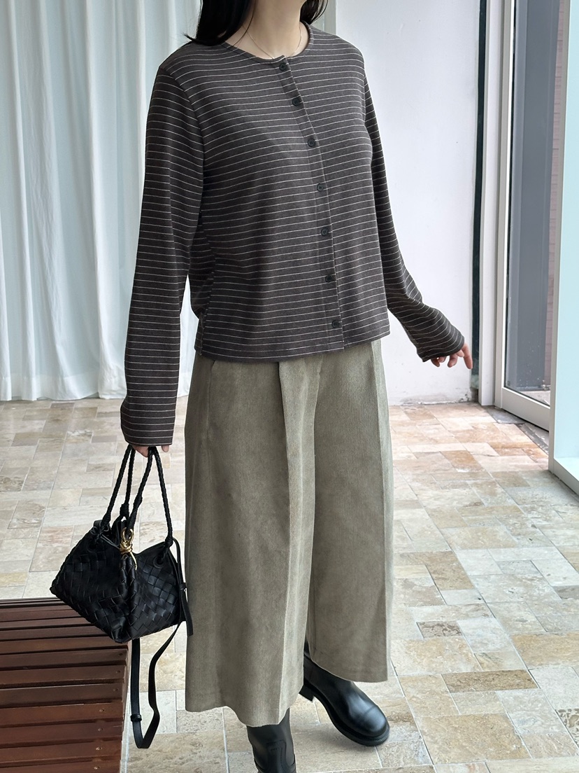LE VASE韓國代購㊣女士新款熱賣時尚推薦長袖T恤安哥拉開襟衫LE VASE長袖T恤