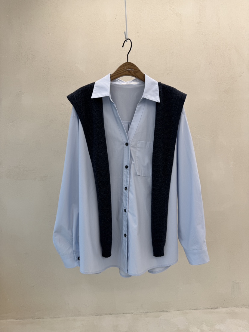 LAUNDRY韓國直郵㊣女裝新款職業真品襯衫蕾絲衫不含披肩套裝LAUNDRY襯衫/蕾絲衫