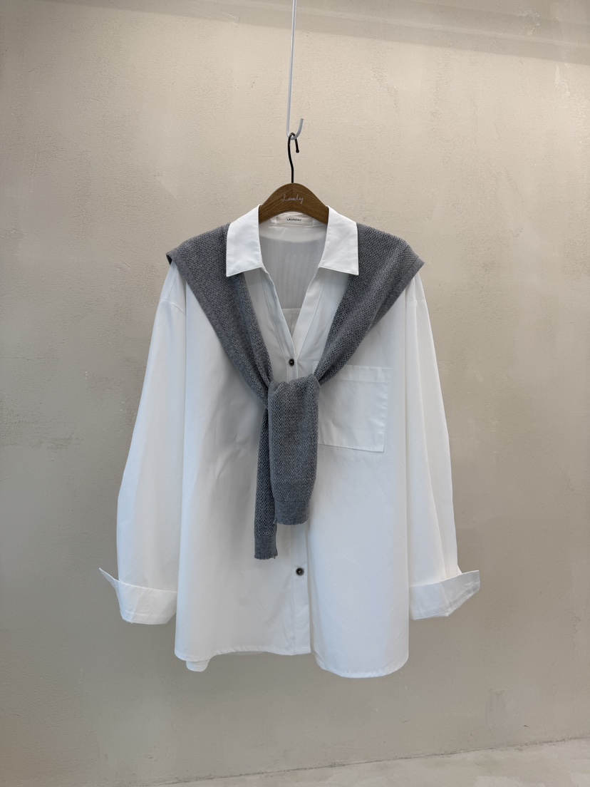 LAUNDRY韓國直郵㊣女裝新款職業真品襯衫蕾絲衫不含披肩套裝LAUNDRY襯衫/蕾絲衫