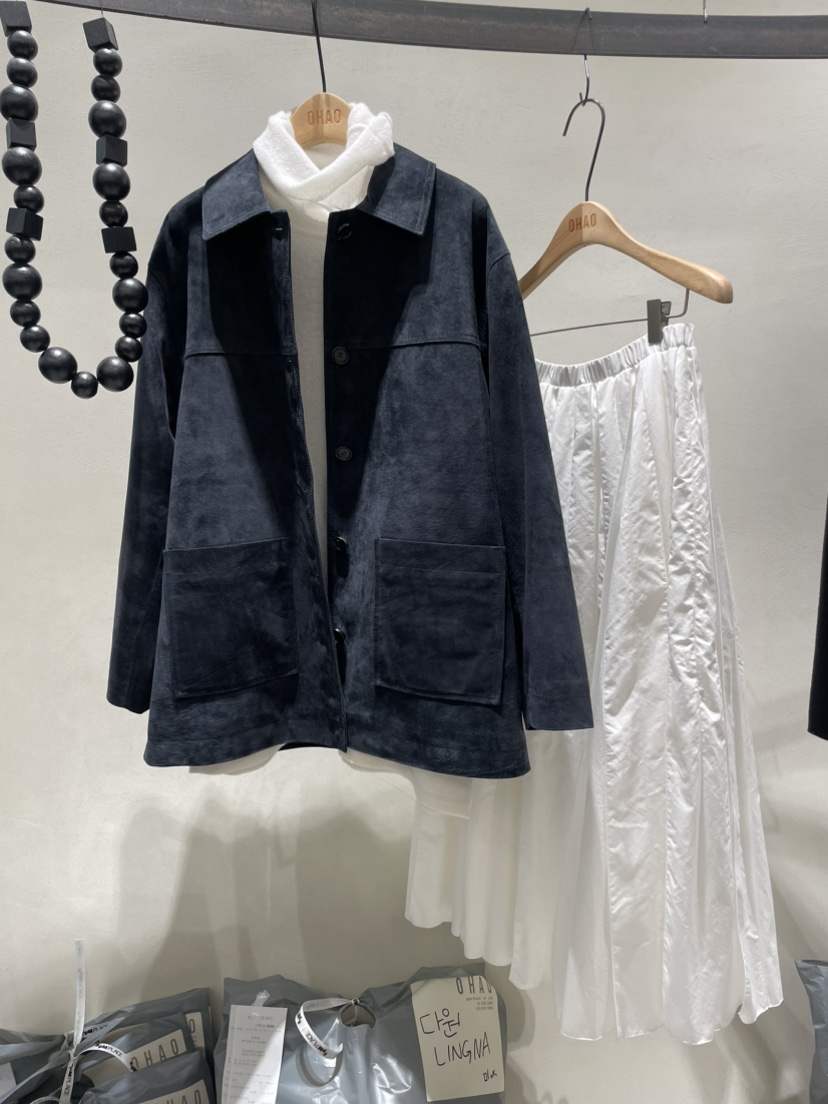 OHAO東大門㊣代購女裝新款熱賣推薦時尚真品休閑人氣25秋冬夾克OHAO/HA MONG夾克