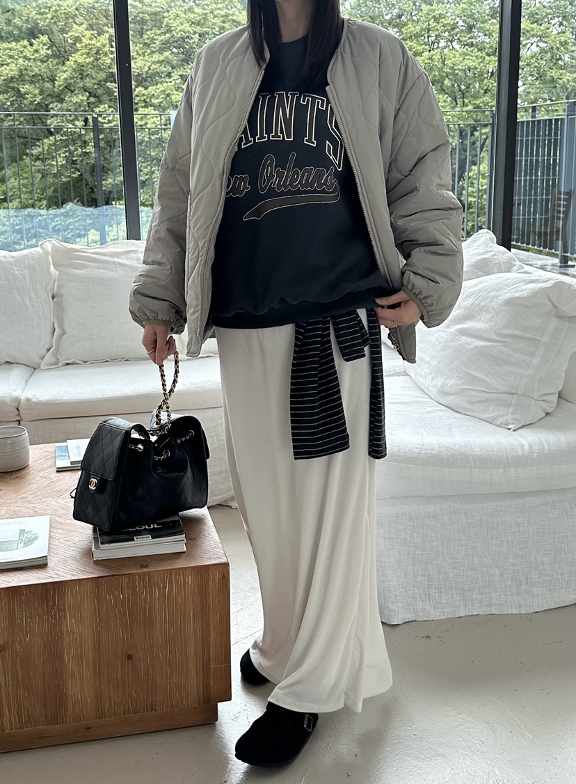LE VASE韓國代購㊣女士新款時尚休閑職業熱賣夾克填充雙面LE VASE夾克