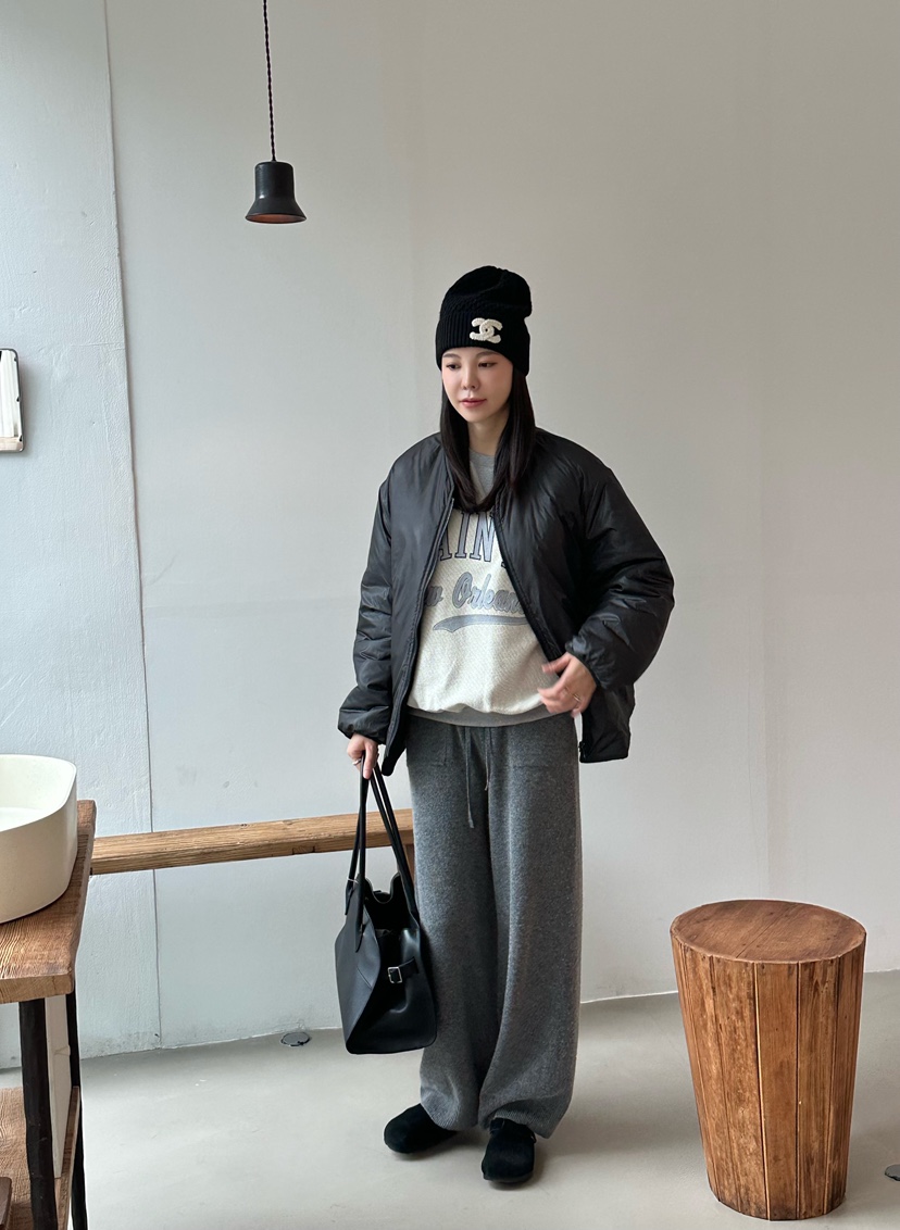 LE VASE韓國代購㊣女士新款時尚休閑職業熱賣夾克填充雙面LE VASE夾克