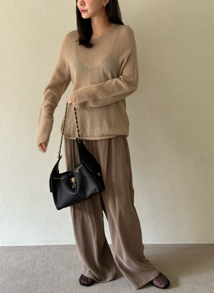 LE VASE韓國代購㊣女裝新品推薦休閑熱賣真品人氣休閑褲條紋LE VASE休閑褲