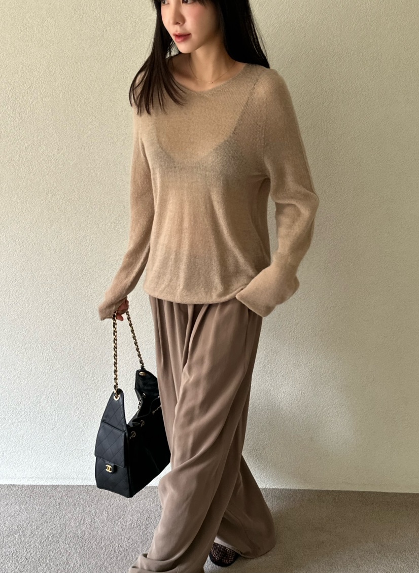 LE VASE韓國代購㊣女裝新品推薦休閑熱賣真品人氣休閑褲條紋LE VASE休閑褲