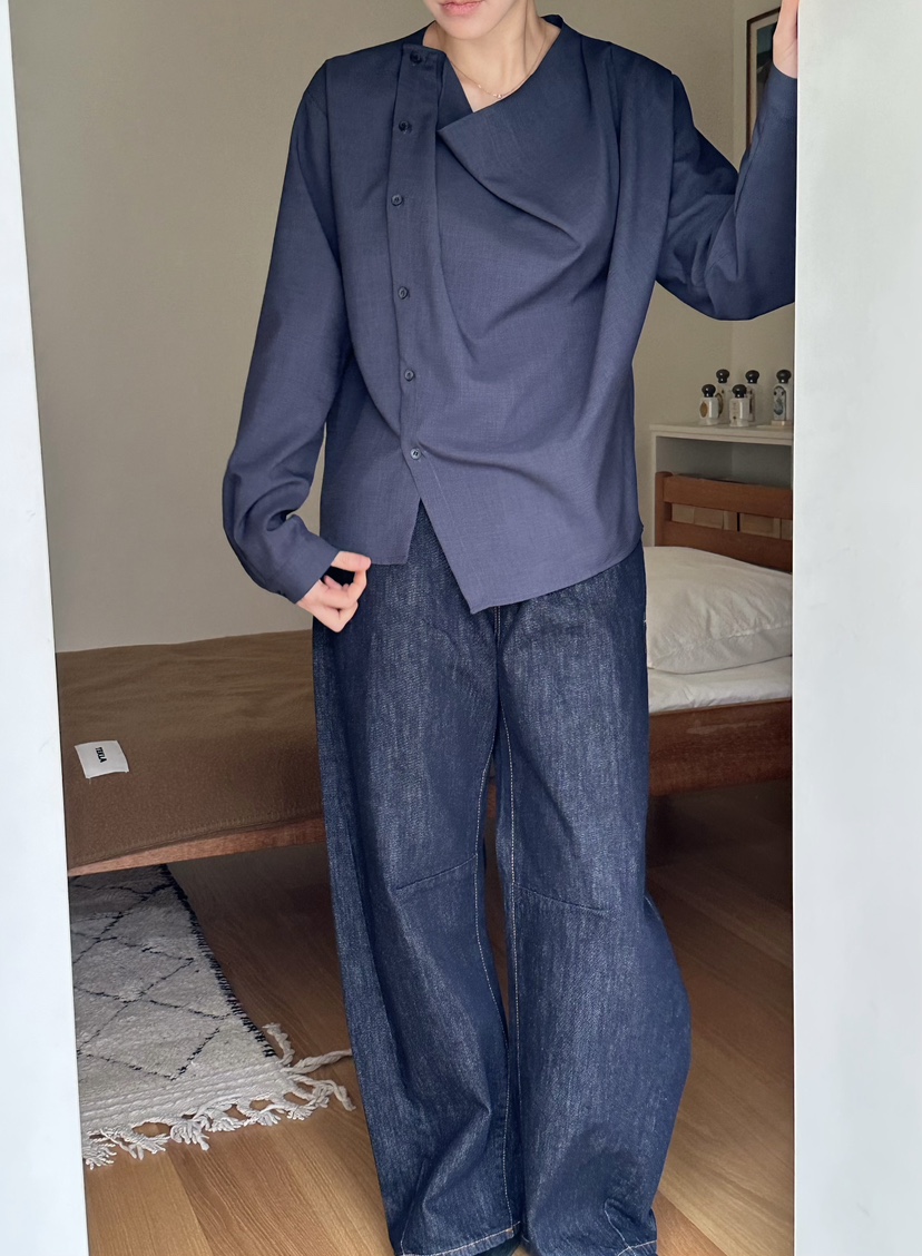 LE VASE東大門㊣代購女裝新品熱賣推薦職業休閑襯衫蕾絲衫LE VASE襯衫/蕾絲衫