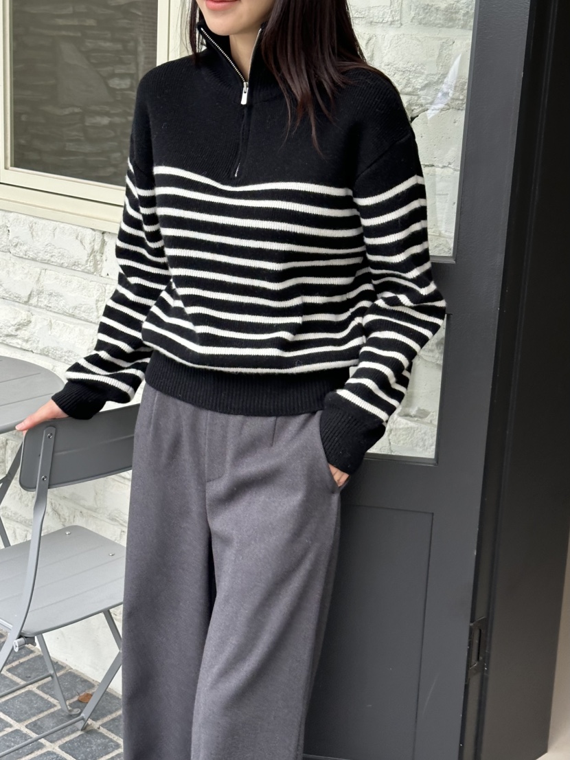 LE VASE東大門㊣代購女裝新款職業時尚熱賣人氣25秋冬針織衫LE VASE針織衫圖色3