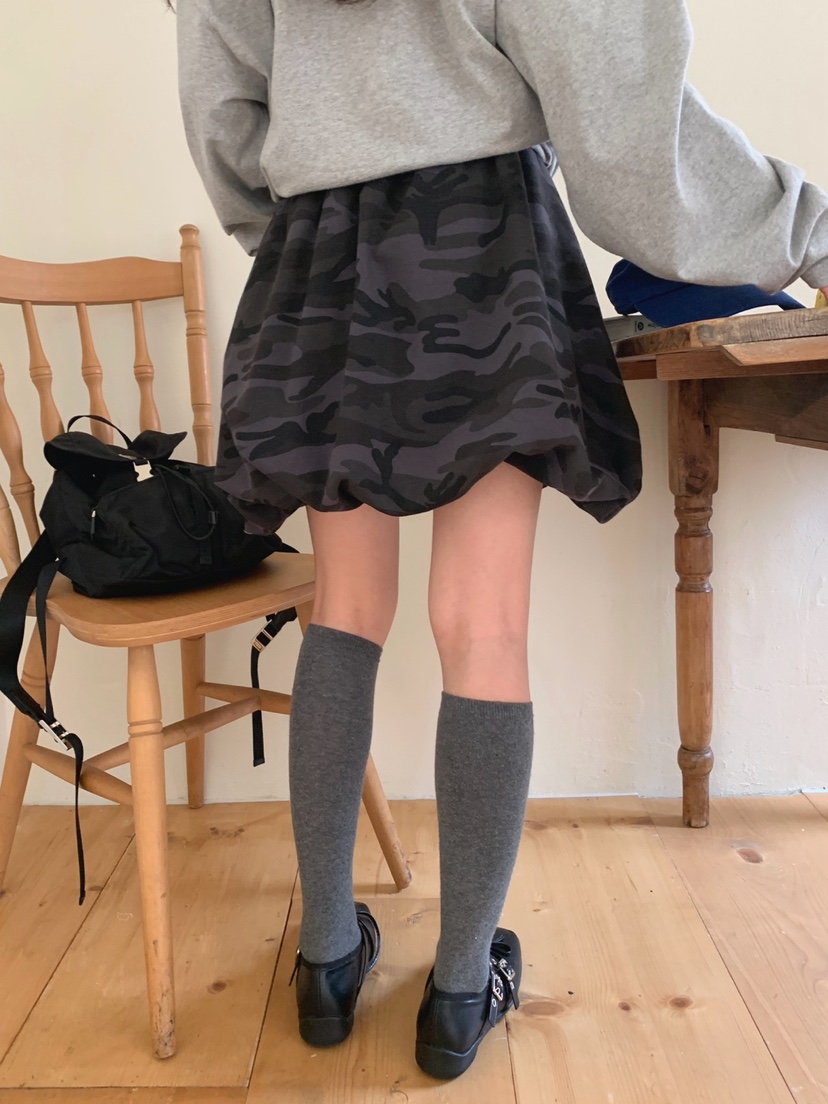 TOLL東大門㊣直郵女裝新款真品25秋冬時尚休閑熱賣短裙迷彩TOLL短裙