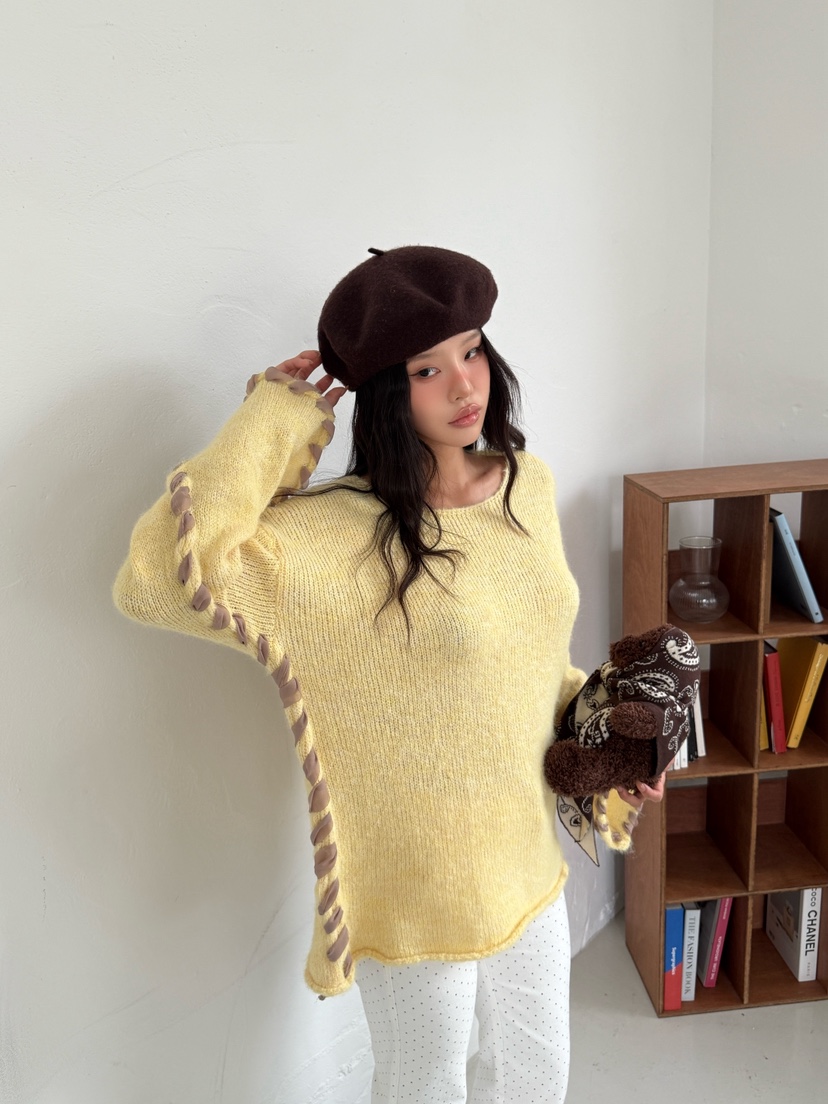 MAISONDEGLORY東大門㊣實拍女士新品時尚推薦職業熱賣毛衣羊毛MAISON DE GLORY毛衣