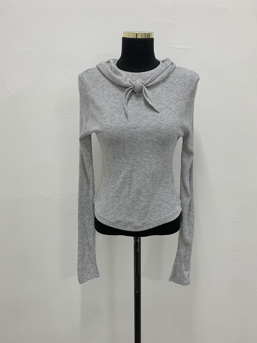 BEFORE SUNRISE東大門㊣代購女士新品真品25秋冬長袖T恤華夫格BEFORE SUNRISE長袖T恤