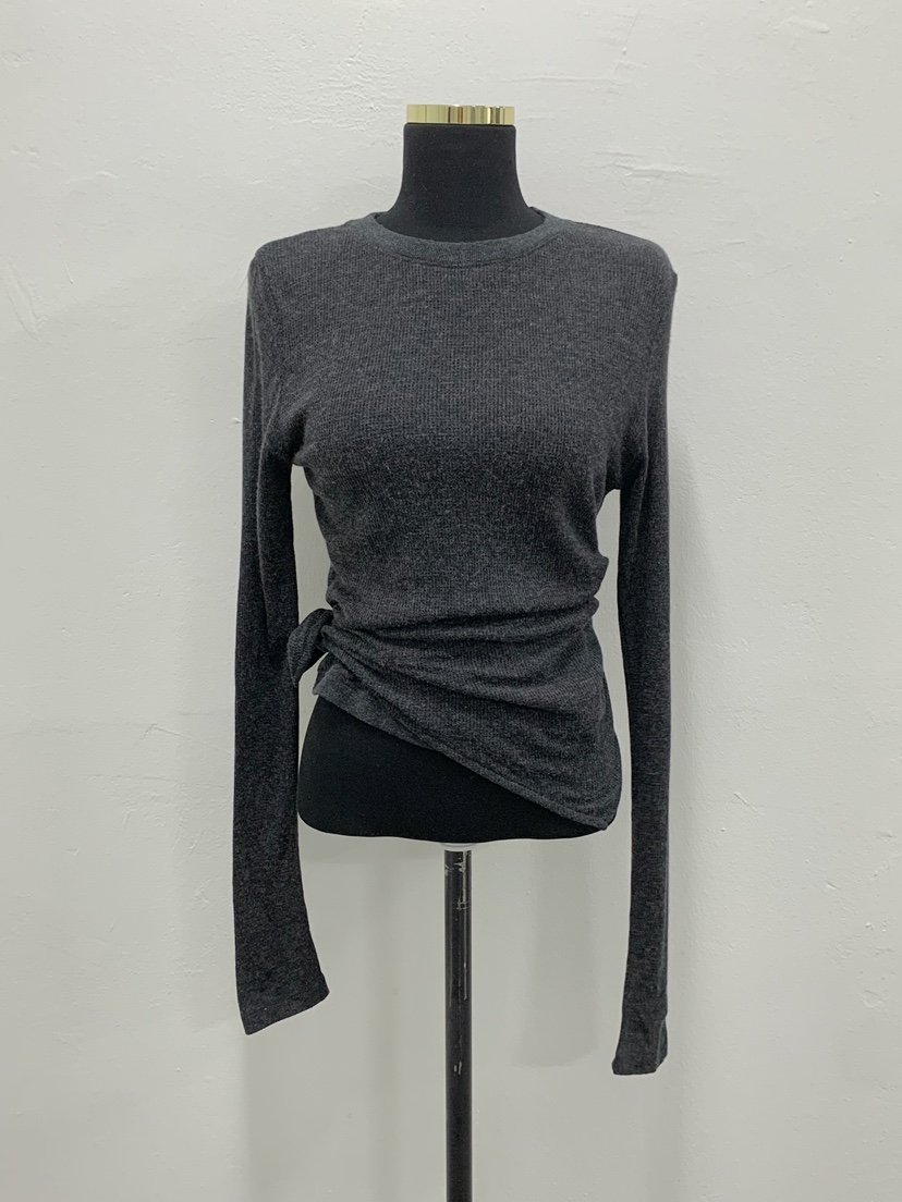 BEFORE SUNRISE東大門㊣代購女士新品真品25秋冬長袖T恤華夫格BEFORE SUNRISE長袖T恤