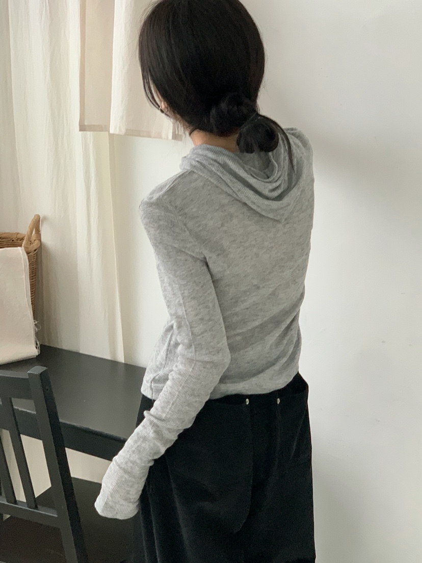 BEFORE SUNRISE東大門㊣代購女士新品真品25秋冬長袖T恤華夫格BEFORE SUNRISE長袖T恤