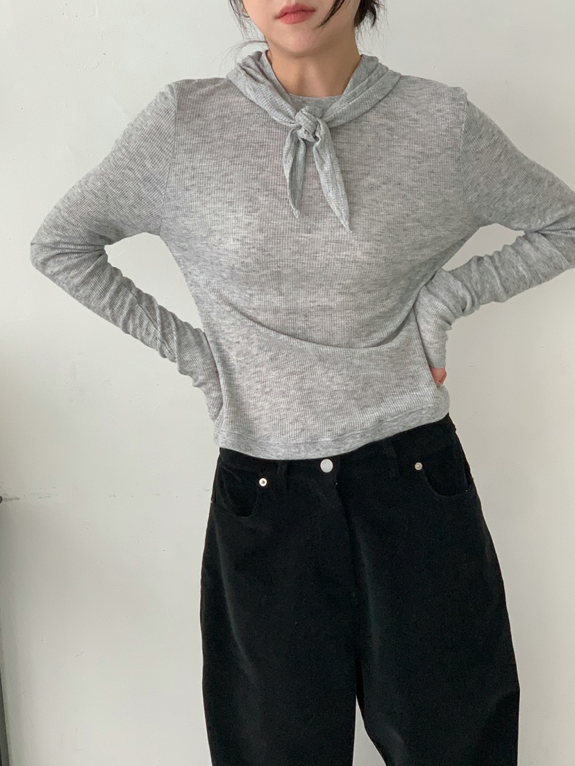 BEFORE SUNRISE東大門㊣代購女士新品真品25秋冬長袖T恤華夫格BEFORE SUNRISE長袖T恤