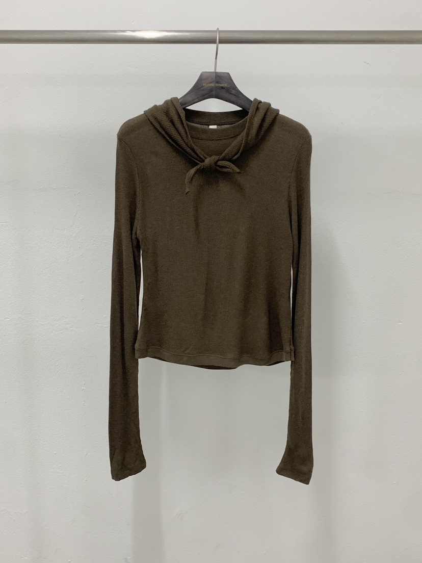 BEFORE SUNRISE東大門㊣代購女士新品真品25秋冬長袖T恤華夫格BEFORE SUNRISE長袖T恤圖色4