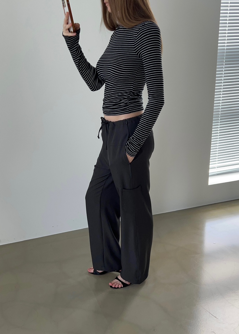 ANOTHER AVENUE東大門㊣代購女士新品人氣時尚熱賣休閑褲口袋ANOTHER AVENUE休閑褲