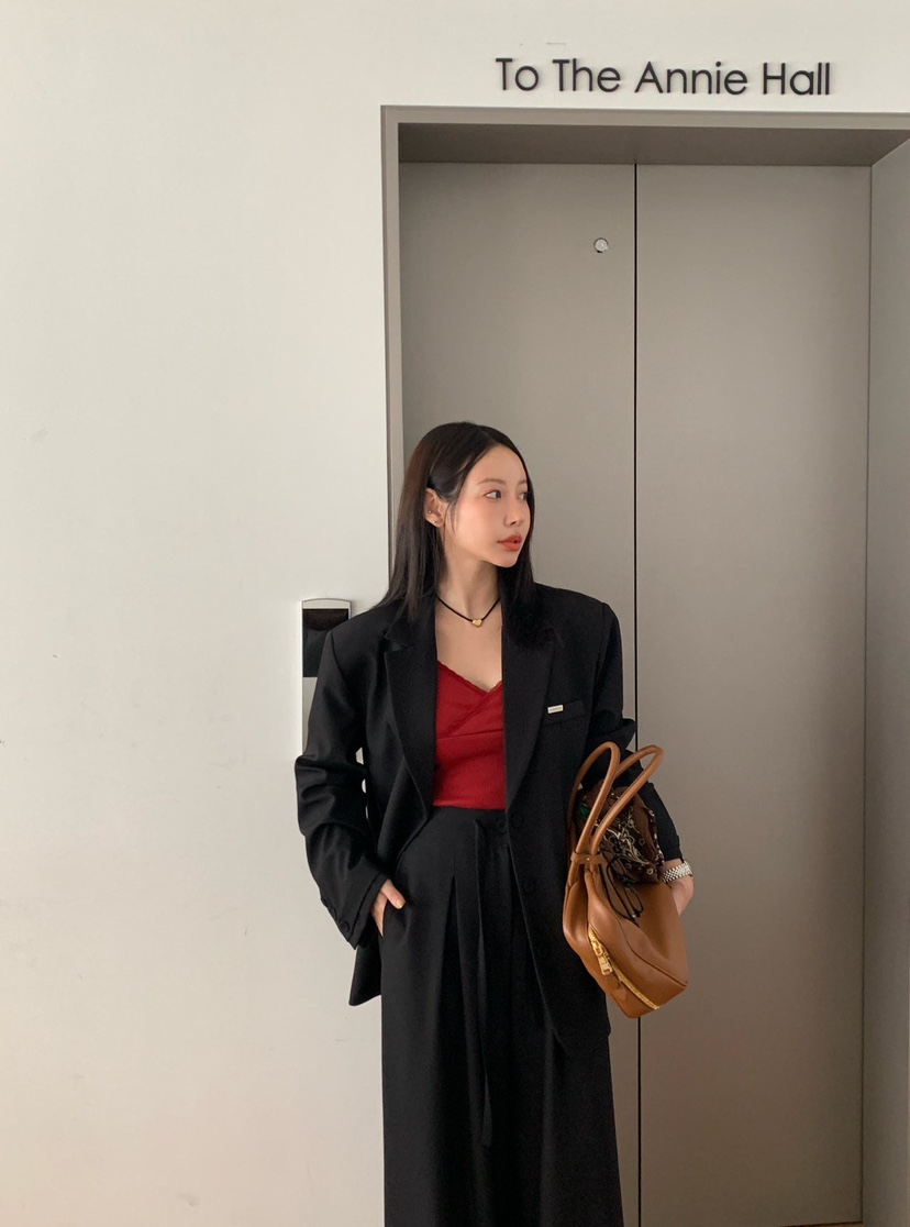 REVE CITE-L東大門㊣實拍女士新款推薦職業人氣25秋冬吊帶背心REVE CITE吊帶/背心
