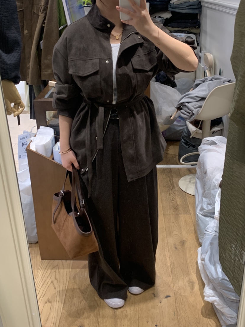 DE GO YOU東大門㊣代購女裝新品真品人氣職業25秋冬夾克絨面革DE GO YOU夾克