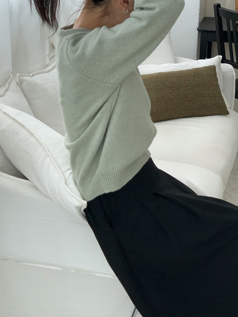 BEFORE SUNRISE東大門㊣實拍女士新品25秋冬毛衣蝴蝶結開衫BEFORE SUNRISE毛衣