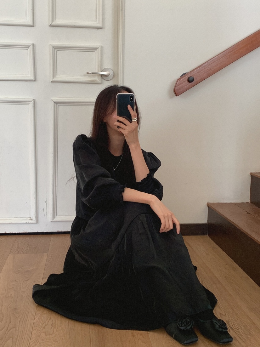 MOSMOS韓國代購㊣女士新款熱賣人氣真品推薦時尚職業連衣裙MOSMOS連衣裙