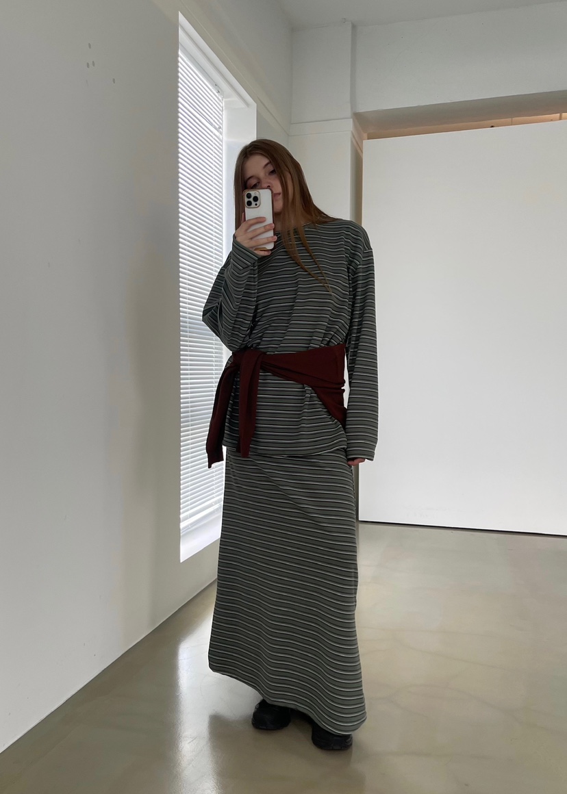 ANOTHER AVENUE東大門㊣實拍女士新品熱賣職業25秋冬長裙長款ANOTHER AVENUE長裙