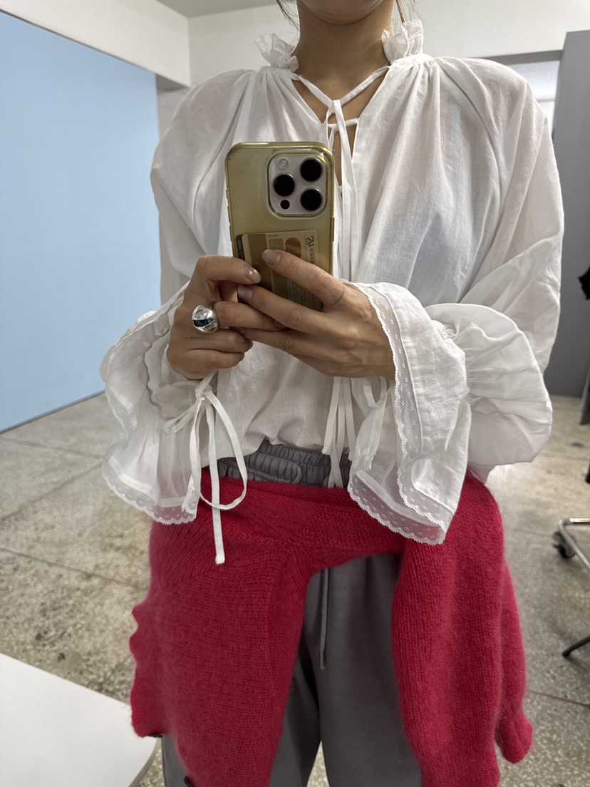 FRANC—L東大門㊣直郵女士新款休閑時尚真品職業襯衫蕾絲衫FRANC襯衫/蕾絲衫