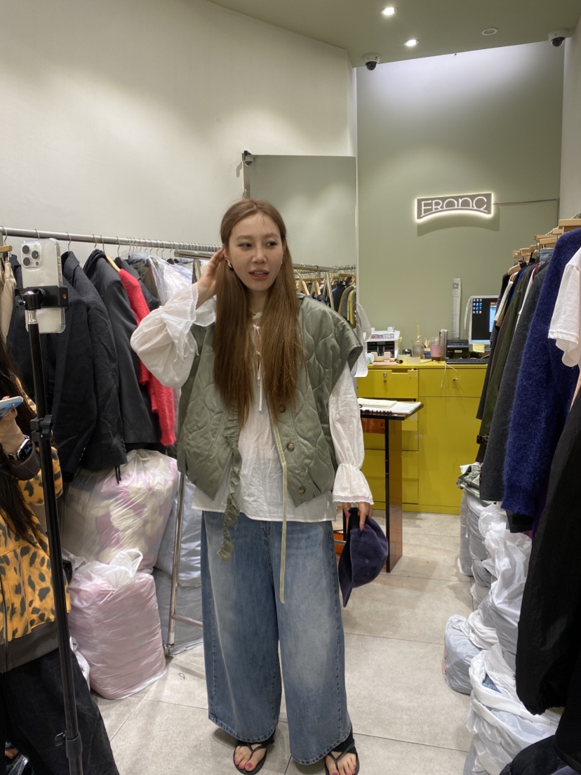 FRANC—L東大門㊣直郵女士新款休閑時尚真品職業襯衫蕾絲衫FRANC襯衫/蕾絲衫