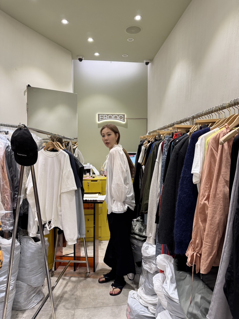 FRANC—L東大門㊣直郵女士新款休閑時尚真品職業襯衫蕾絲衫FRANC襯衫/蕾絲衫