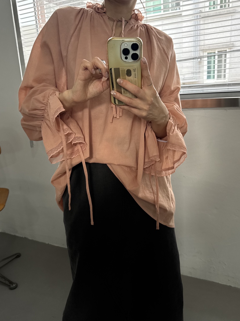 FRANC—L東大門㊣直郵女士新款休閑時尚真品職業襯衫蕾絲衫FRANC襯衫/蕾絲衫圖色2