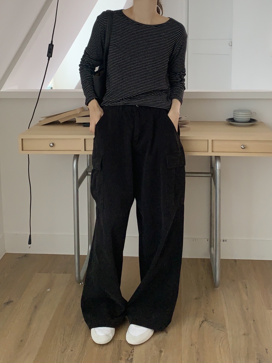 FORMSTUDIO東大門㊣直郵女裝新款時尚25秋冬真品熱賣休閑褲FORMSTUDIO休閑褲圖色1