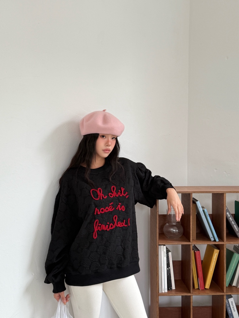 MAISONDEGLORY東大門㊣實拍女士新款熱賣真品人氣職業休閑衛衣MAISON DE GLORY衛衣