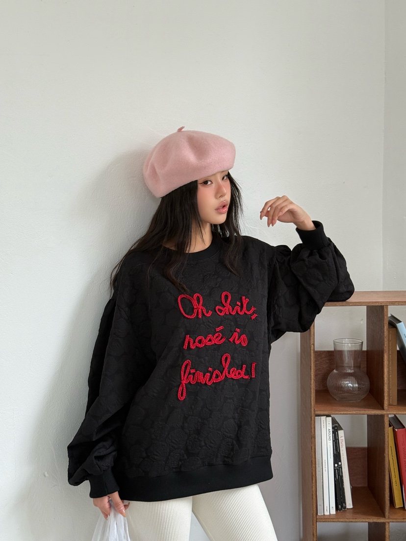MAISONDEGLORY東大門㊣實拍女士新款熱賣真品人氣職業休閑衛衣MAISON DE GLORY衛衣